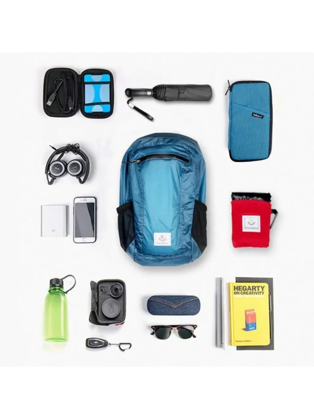 Lightweight Water-Resistant Hiking Daypack | Packable Backpack for Travel